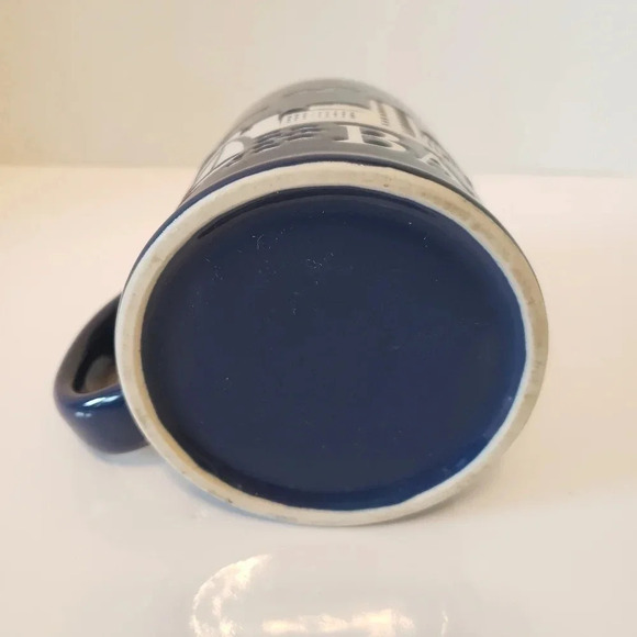 Vtg Baltimore Blue  Ceramic Gloss Glazed Coffee Mug. - Picture 6 of 9